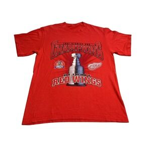 Vintage Detroit Red Wings T-Shirt 1997 Stanley Cup Champions Mens Large NHL 90s